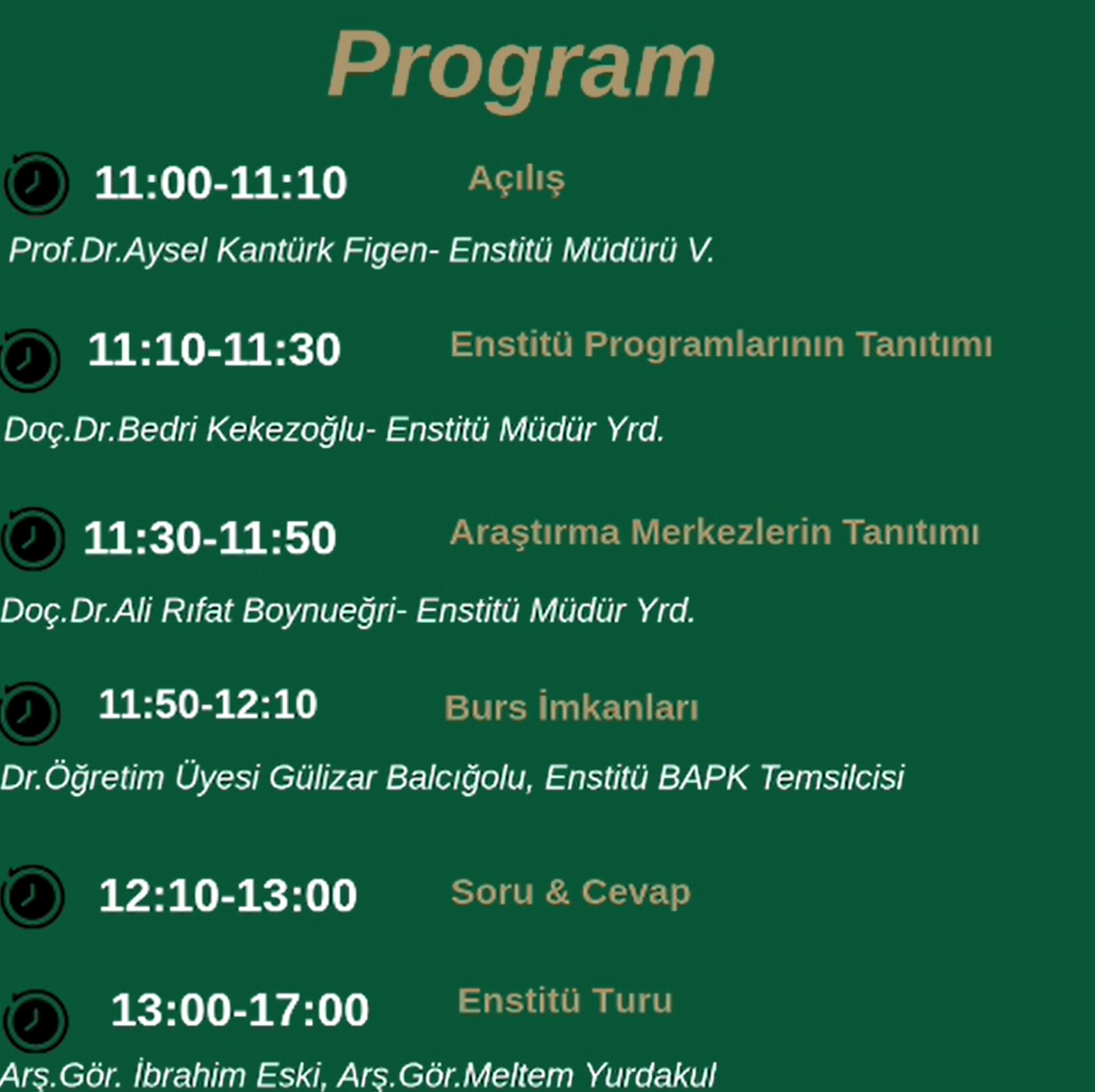 Tanıtım Program ""